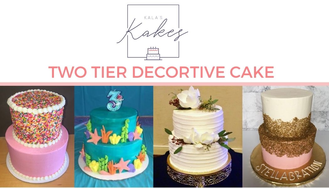 Two Tier Decorative Kake